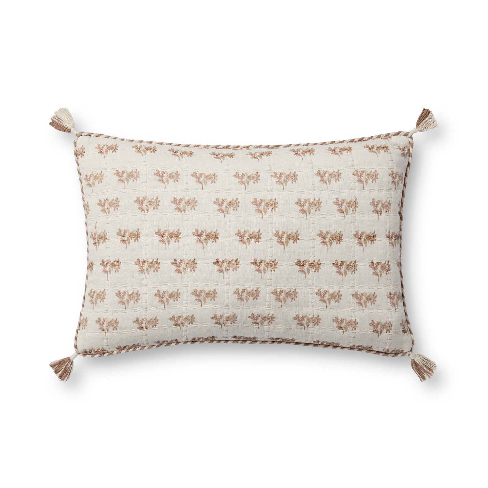Blush / Ivory Pillow — a Loloi pillow at Laurie Yapp Home.