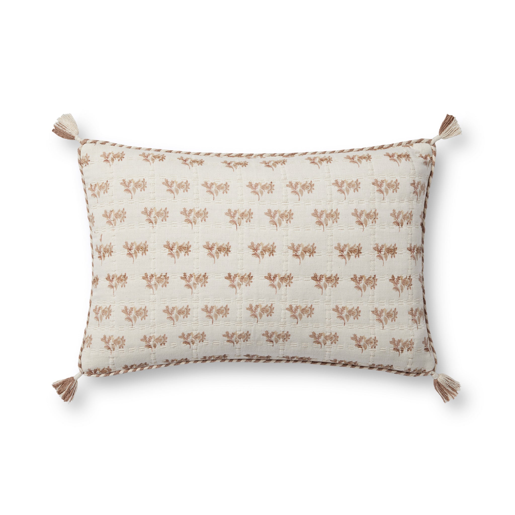 Blush / Ivory Pillow shown from another angle.