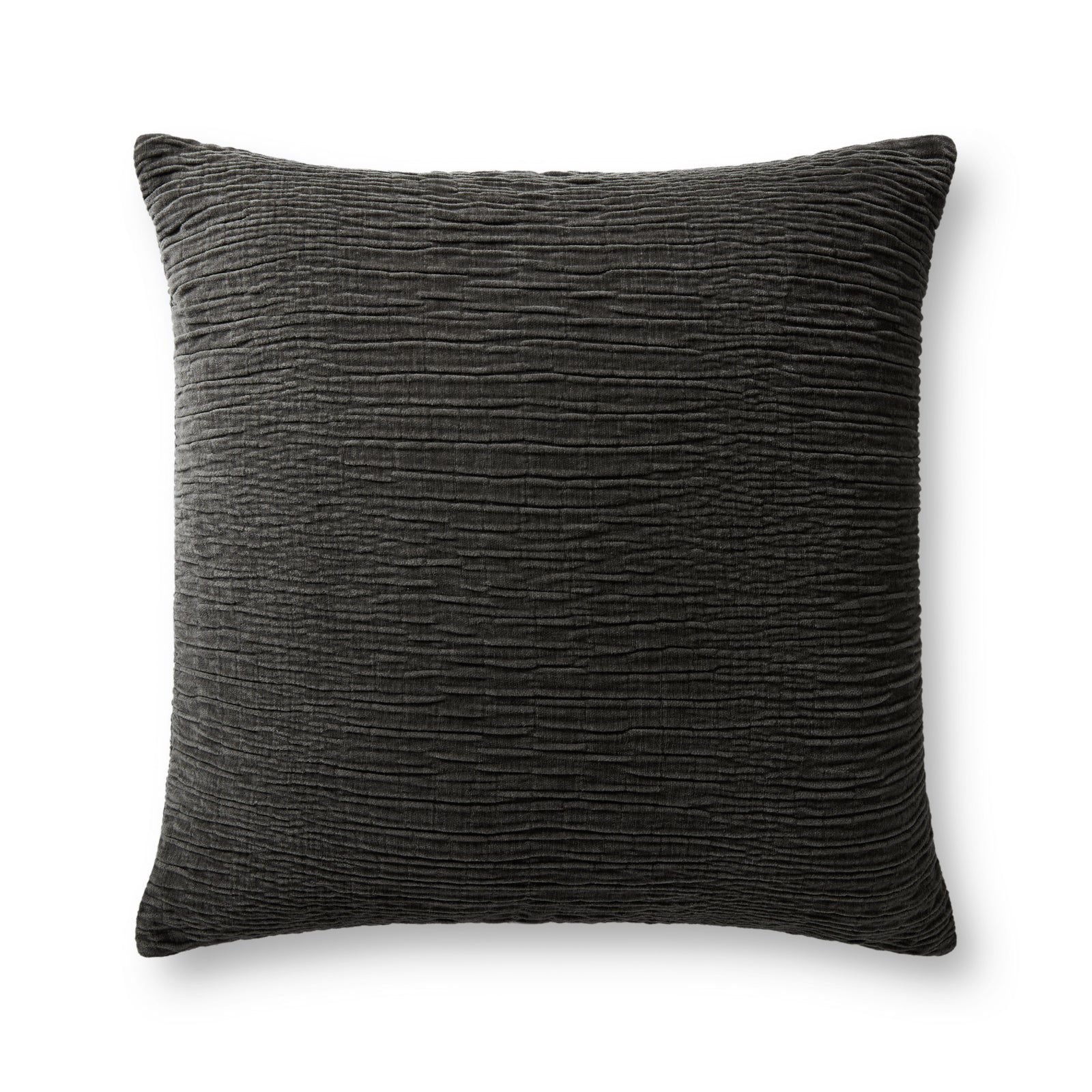 Charcoal Pillow (Pattern 1) — a Loloi pillow at Laurie Yapp Home.