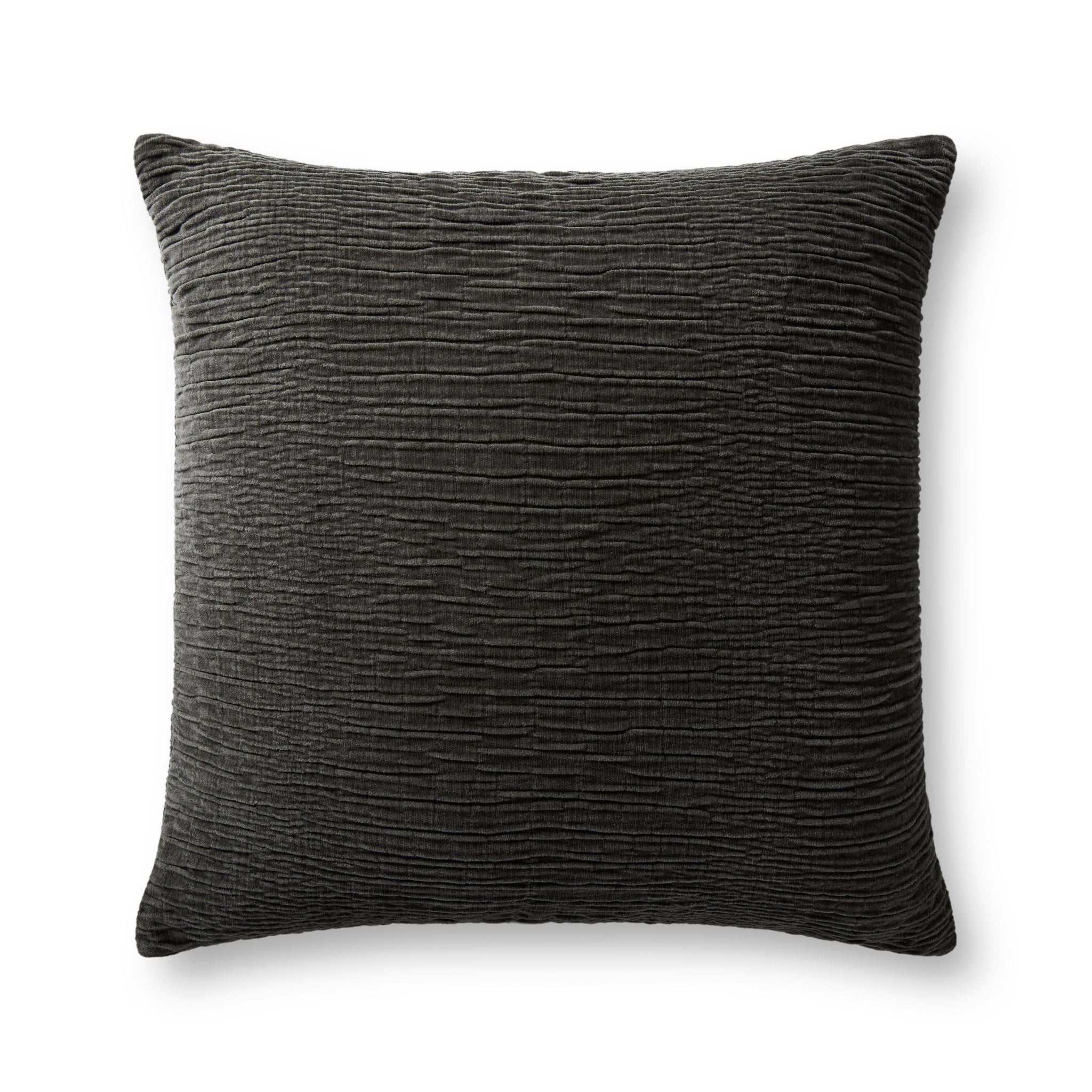 Charcoal Pillow (Pattern 1) — a Loloi pillow at Laurie Yapp Home.