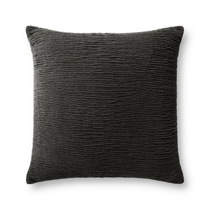 Charcoal Pillow (Pattern 1) — a Loloi pillow at Laurie Yapp Home.