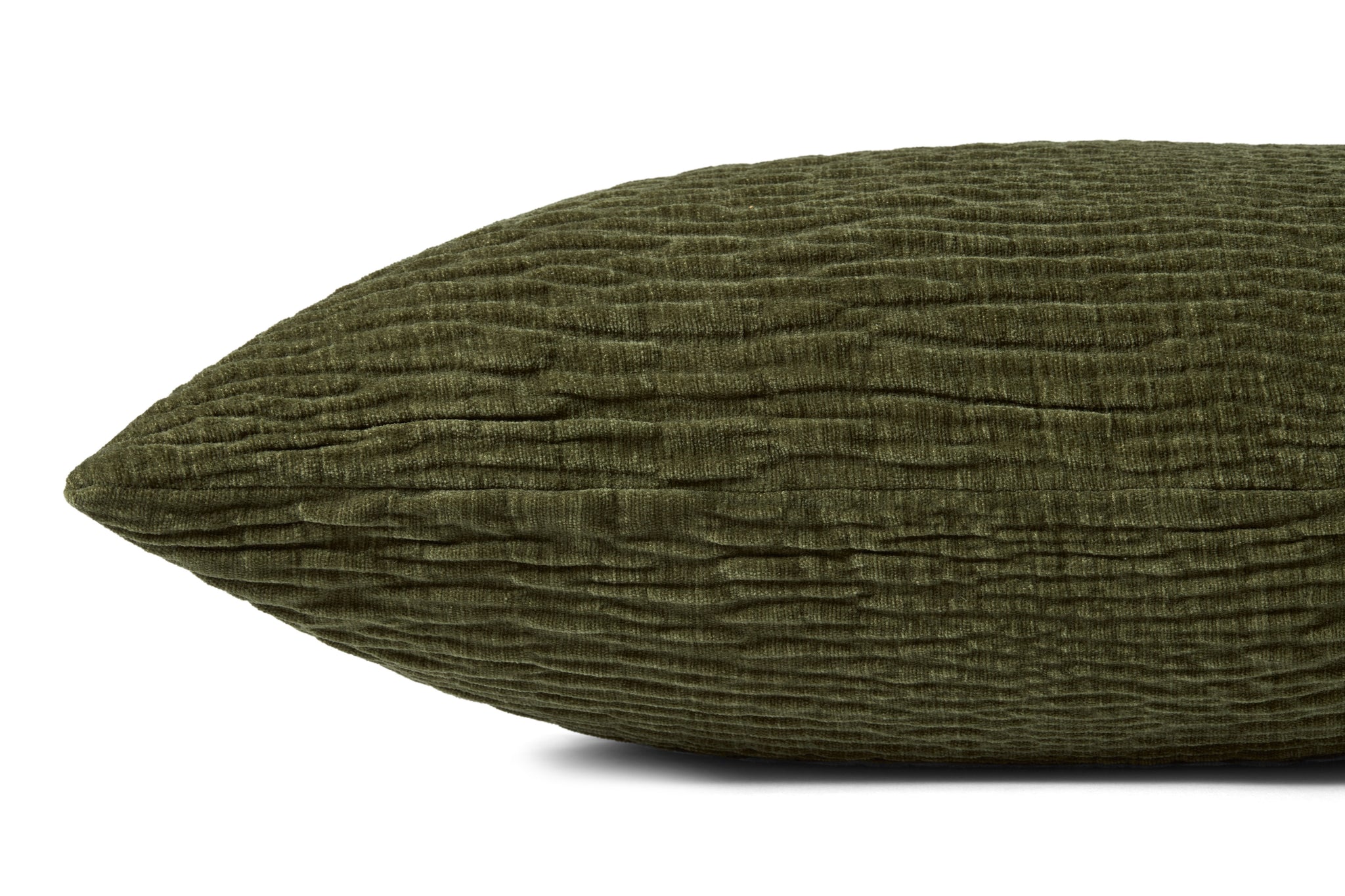 Olive Pillow (Pattern 1) shown from another angle.