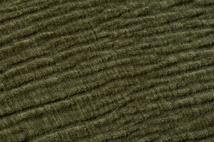 Olive Pillow (Pattern 1) shown from a different angle to reveal its pattern.