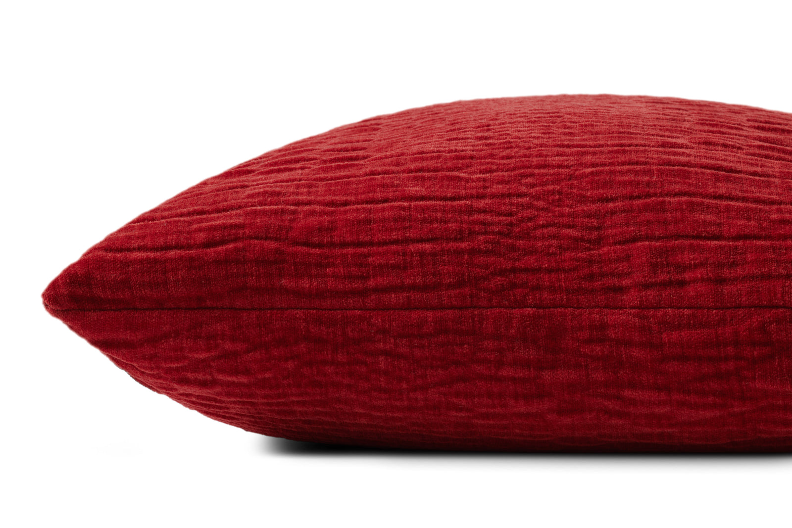 Red Pillow (Pattern 2) — a Loloi pillow at Laurie Yapp Home.