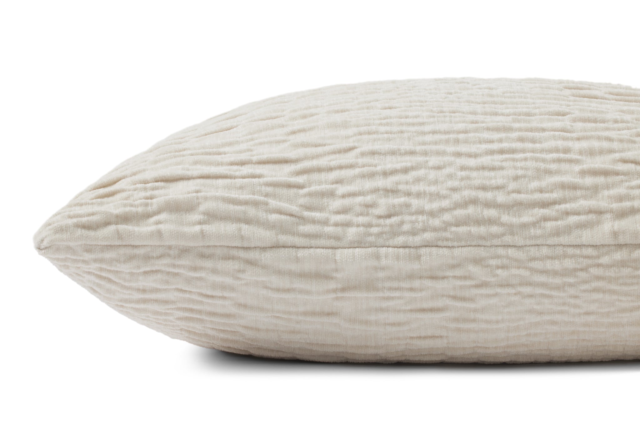 Silver Pillow shown from a different angle to reveal its pattern.