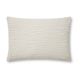 Silver Pillow — a Loloi pillow at Laurie Yapp Home.