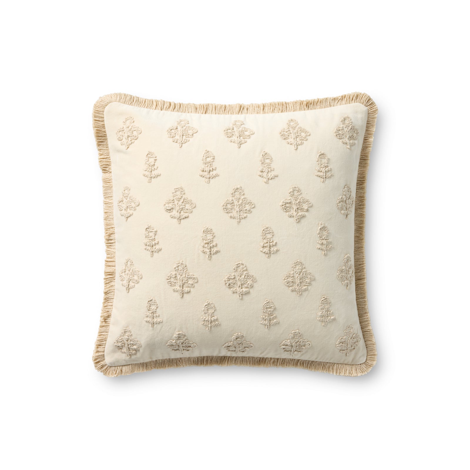 Darla Ivory Pillow — a Loloi pillow at Laurie Yapp Home.