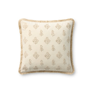 Darla Ivory Pillow — a Loloi pillow at Laurie Yapp Home.