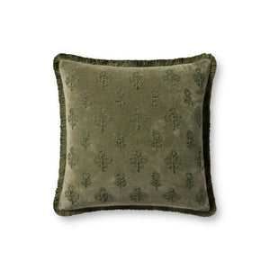 Darla Olive Pillow — a Loloi pillow at Laurie Yapp Home.