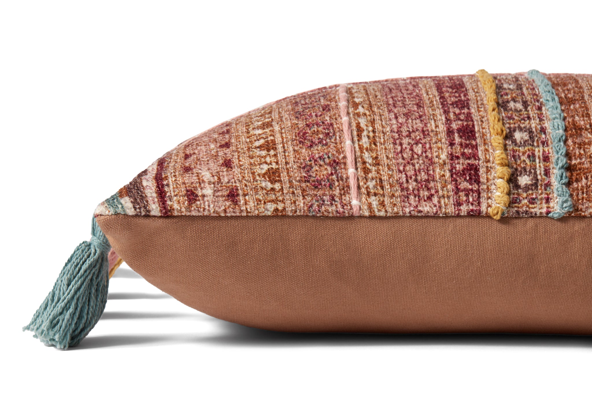 Brick / Multi Pillow (Pattern 1) shown from another angle.