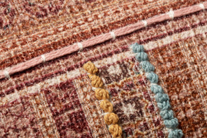 Brick / Multi Pillow (Pattern 1) shown from a different angle to reveal its pattern.