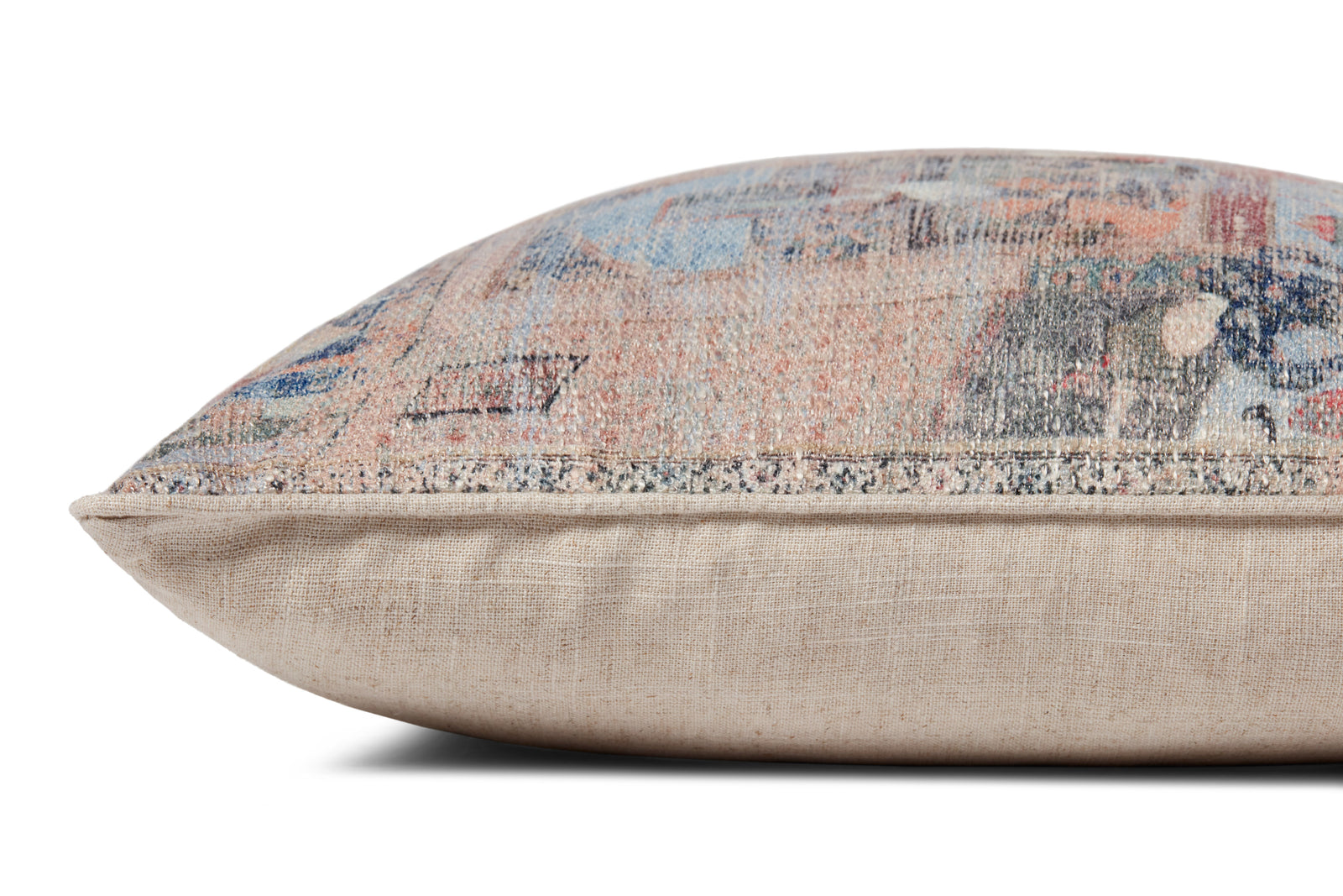 Taupe / Multi Pillow — a Loloi pillow at Laurie Yapp Home.