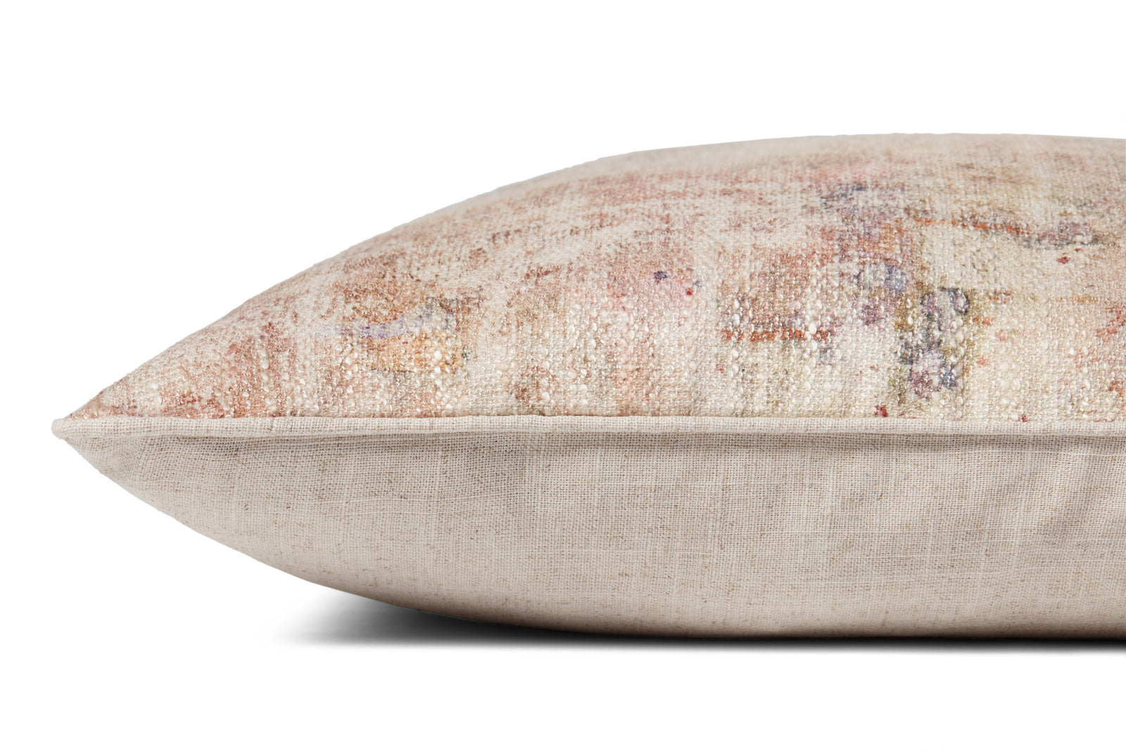 Beige / Multi Pillow (Pattern 3) — a Loloi pillow at Laurie Yapp Home.