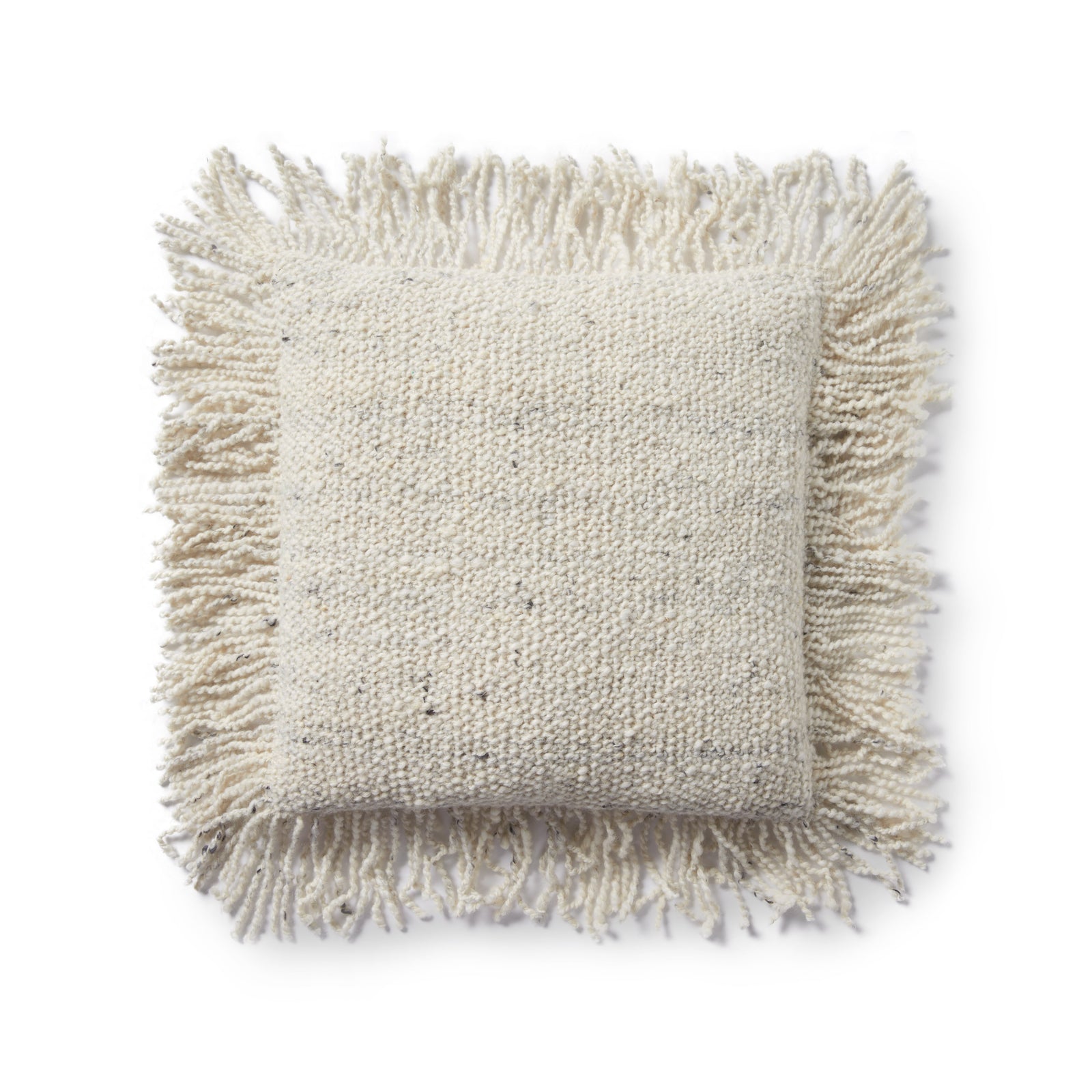 Ivory Pillow (Pattern 2) — a Loloi pillow at Laurie Yapp Home.