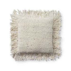 Ivory Pillow (Pattern 2) — a Loloi pillow at Laurie Yapp Home.