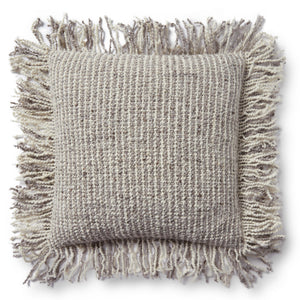 Ivory / Beige Pillow (Pattern 2) — a Loloi pillow at Laurie Yapp Home.