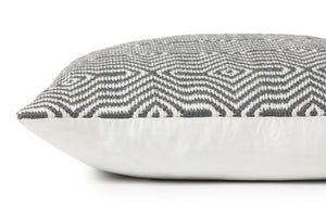 Charcoal / White Pillow shown from another angle.
