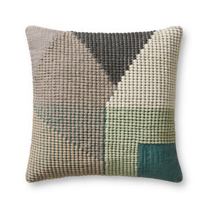 Teal / Multi Pillow — a Loloi pillow at Laurie Yapp Home.