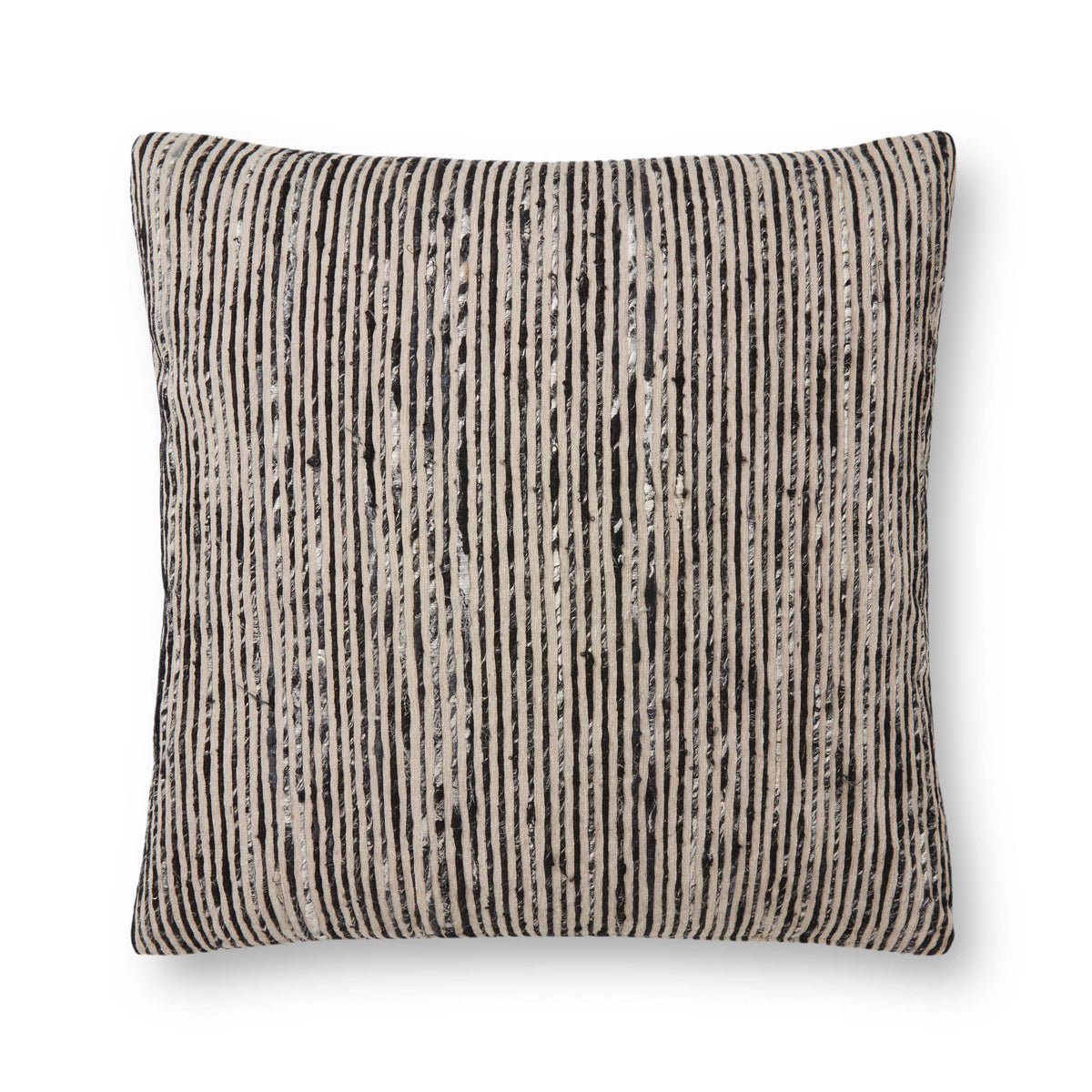 Black / Multi Pillow (Pattern 2) — a Loloi pillow at Laurie Yapp Home.