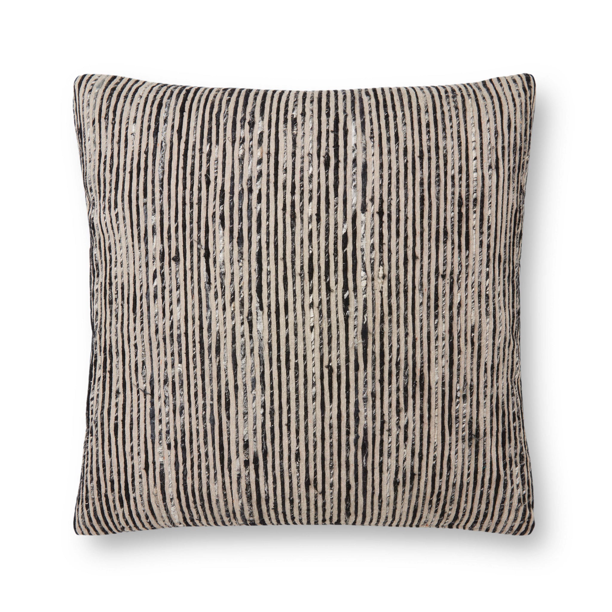 Black / Multi Pillow (Pattern 2) — a Loloi pillow at Laurie Yapp Home.