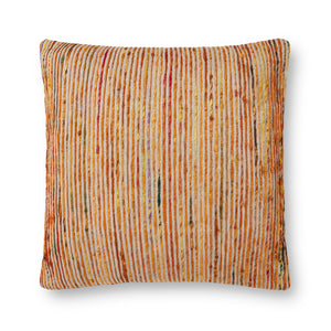 Rust / Multi Pillow (Pattern 1) — a Loloi pillow at Laurie Yapp Home.