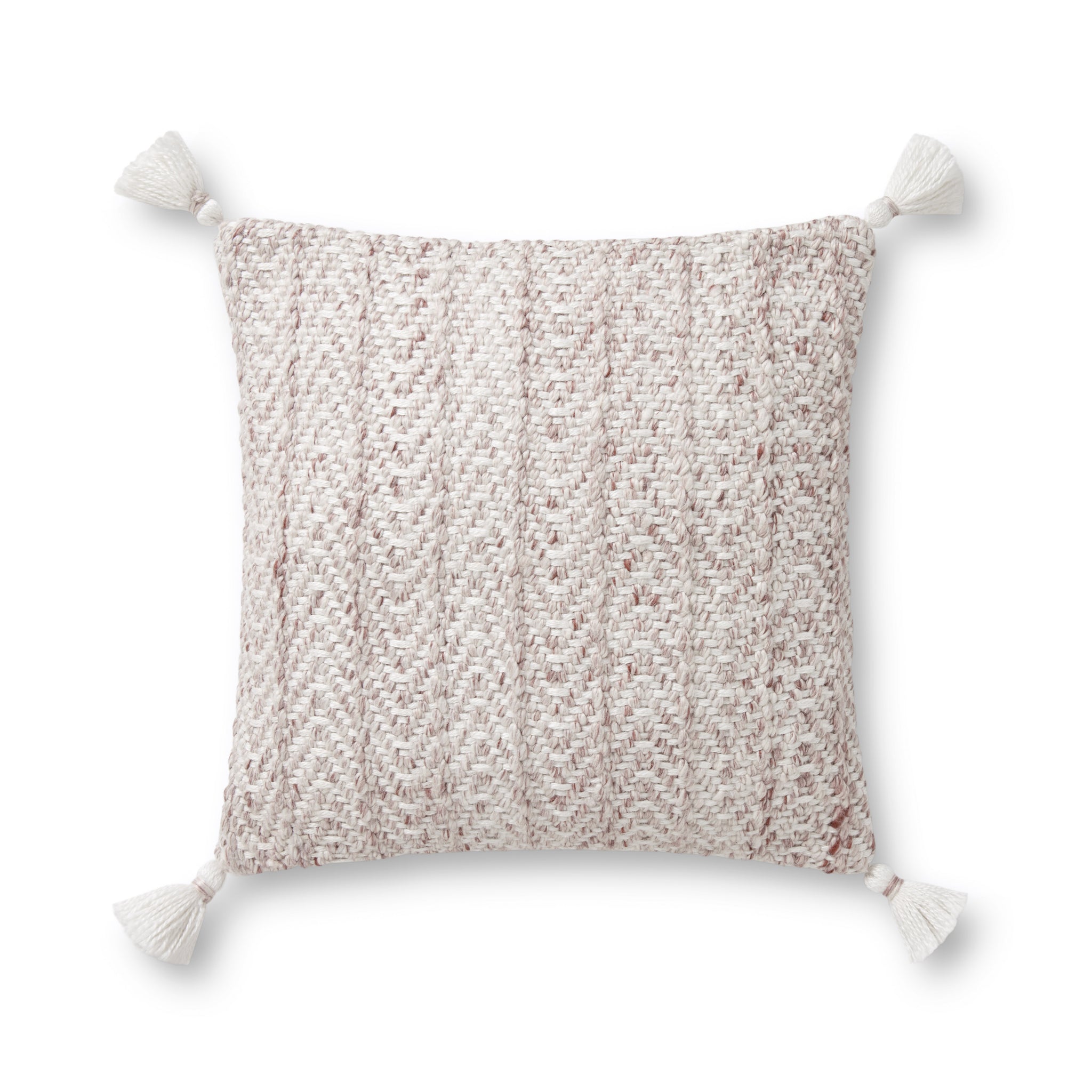 Blush / Natural Pillow — a Loloi pillow at Laurie Yapp Home.