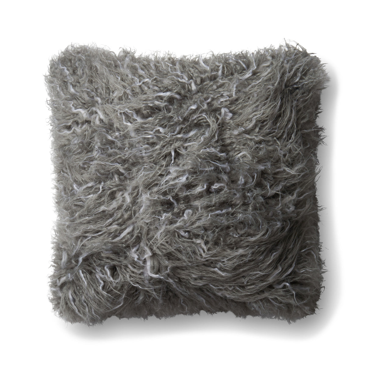 Grey Pillow (Pattern 1) — a Loloi pillow at Laurie Yapp Home.