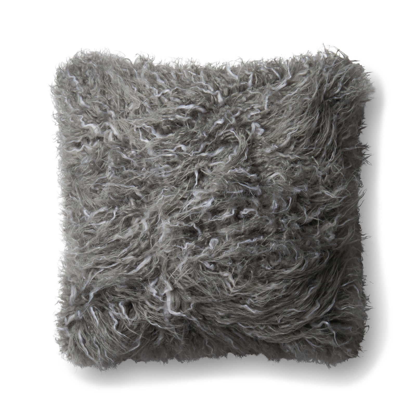 Grey Pillow (Pattern 1) — a Loloi pillow at Laurie Yapp Home.