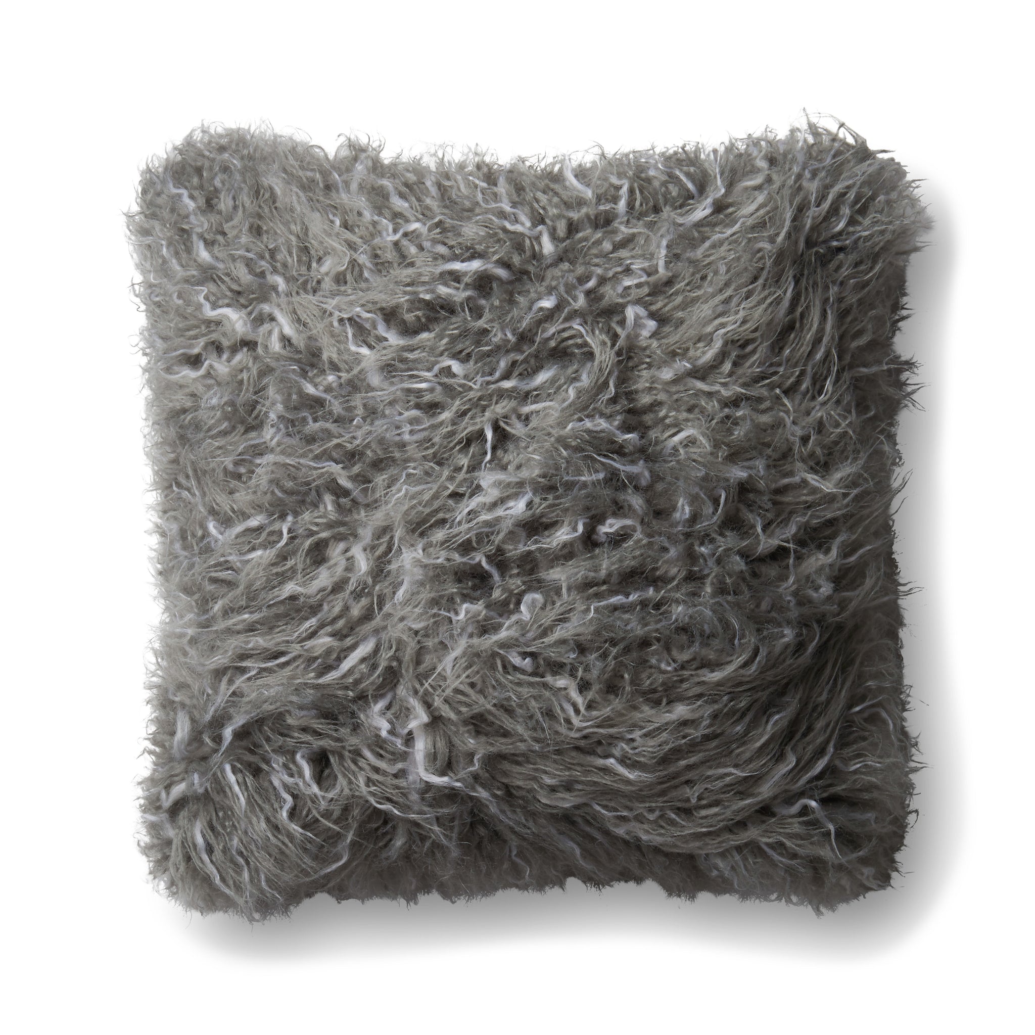Grey Pillow (Pattern 1) — a Loloi pillow at Laurie Yapp Home.