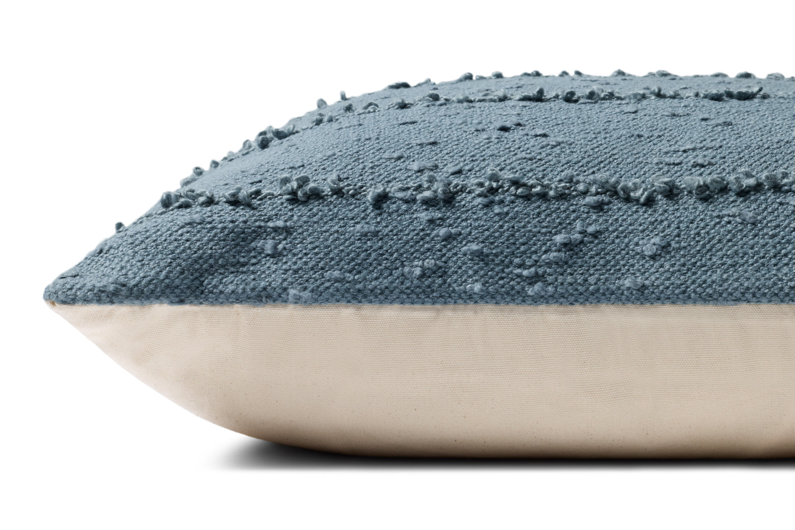 Blue Pillow (Pattern 3) — a Loloi pillow at Laurie Yapp Home.