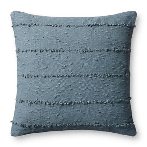 Blue Pillow (Pattern 3) — a Loloi pillow at Laurie Yapp Home.