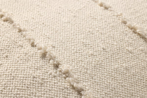 Ivory Pillow (Pattern 4) shown from a different angle to reveal its pattern.