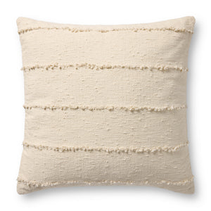 Ivory Pillow (Pattern 4) — a Loloi pillow at Laurie Yapp Home.