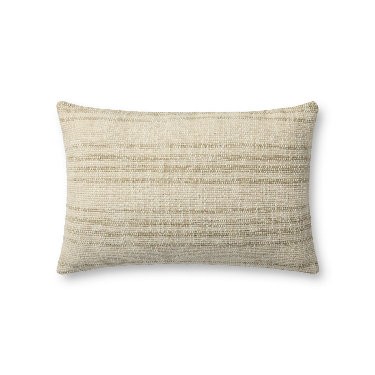 Beige / Natural Pillow (Pattern 1) — a Loloi pillow at Laurie Yapp Home.