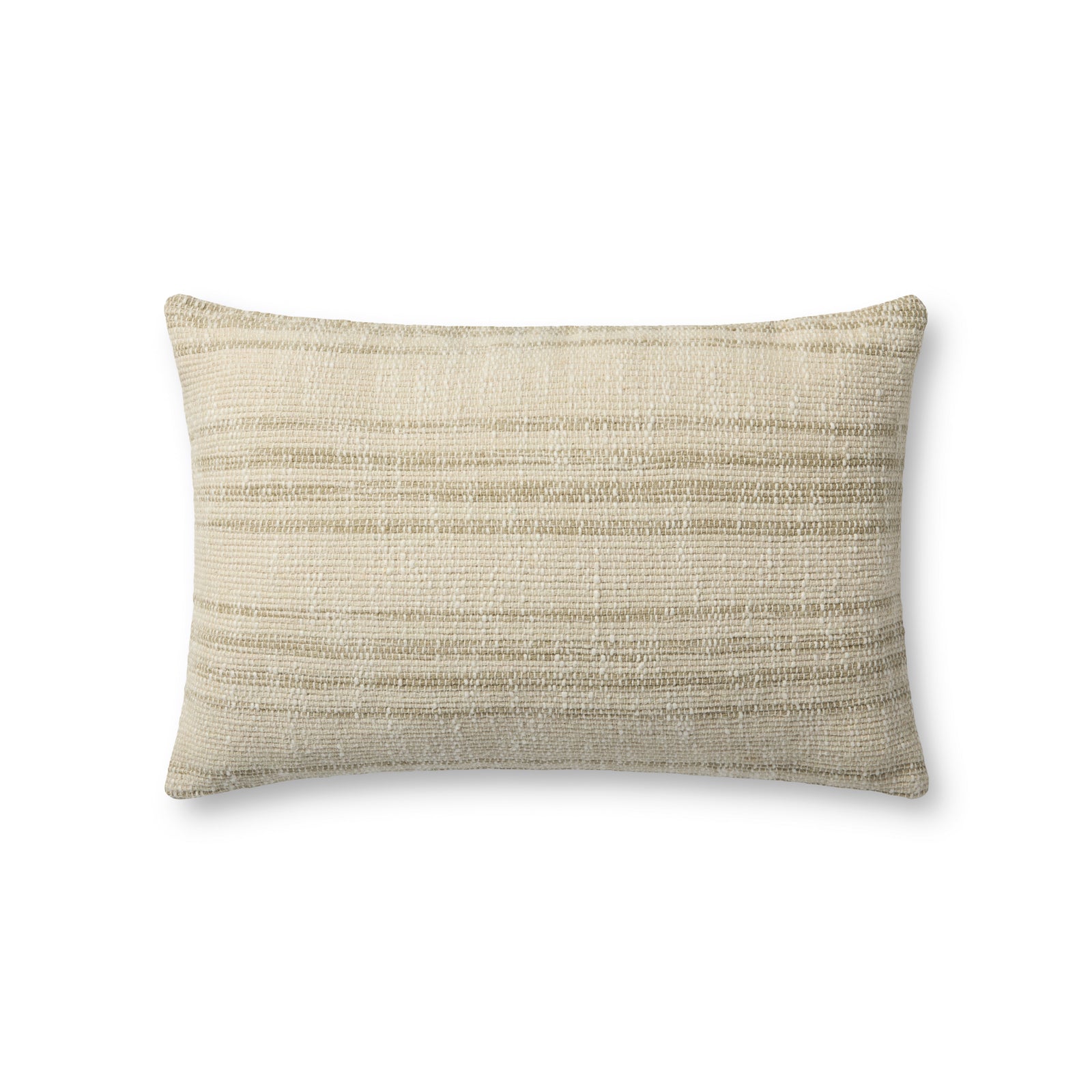 Beige / Natural Pillow (Pattern 1) — a Loloi pillow at Laurie Yapp Home.