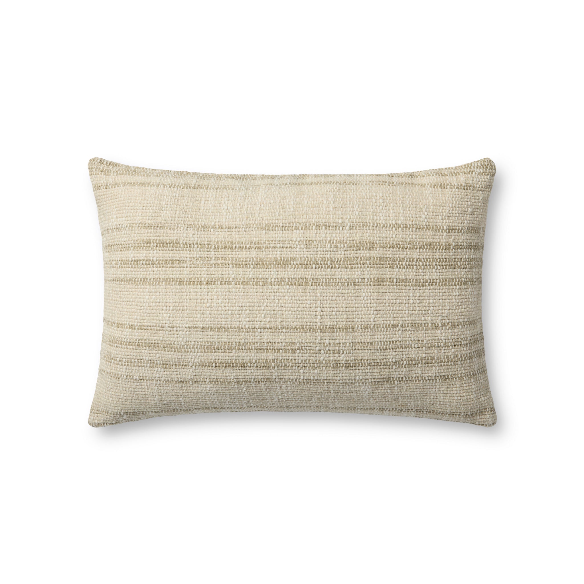 Beige / Natural Pillow (Pattern 1) — a Loloi pillow at Laurie Yapp Home.