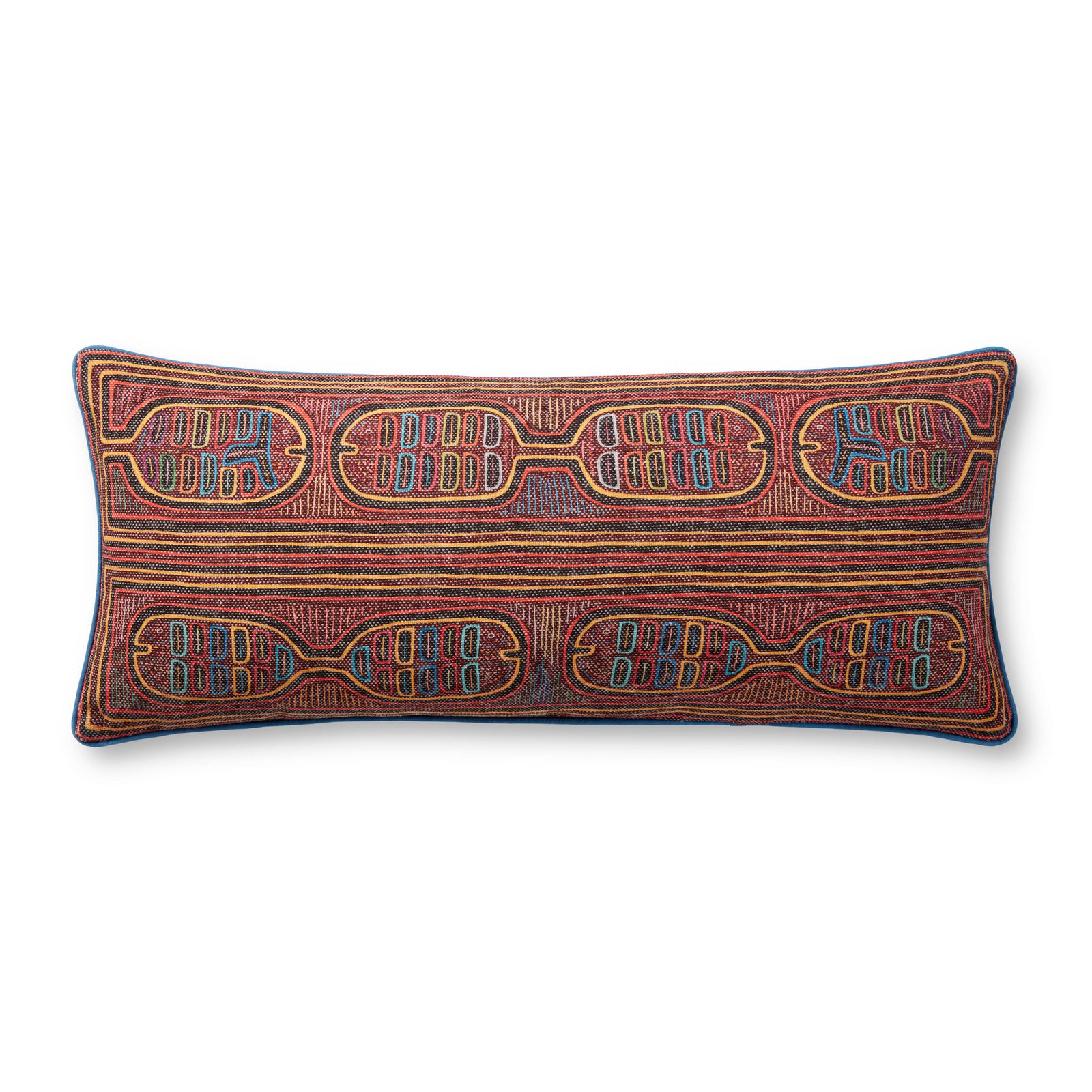 Berry / Multi Pillow (Pattern 1) — a Loloi pillow at Laurie Yapp Home.