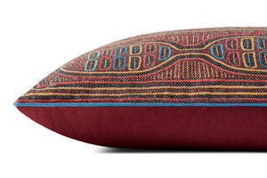 Berry / Multi Pillow (Pattern 1) shown from another angle.