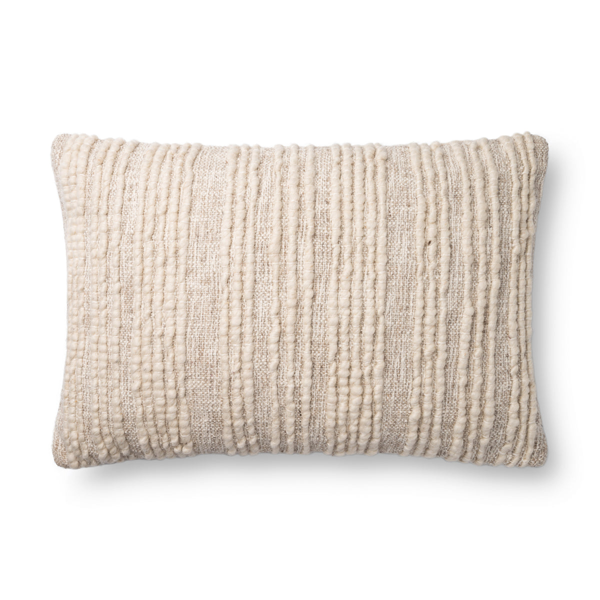 Natural Pillow (Pattern 2) — a Loloi pillow at Laurie Yapp Home.