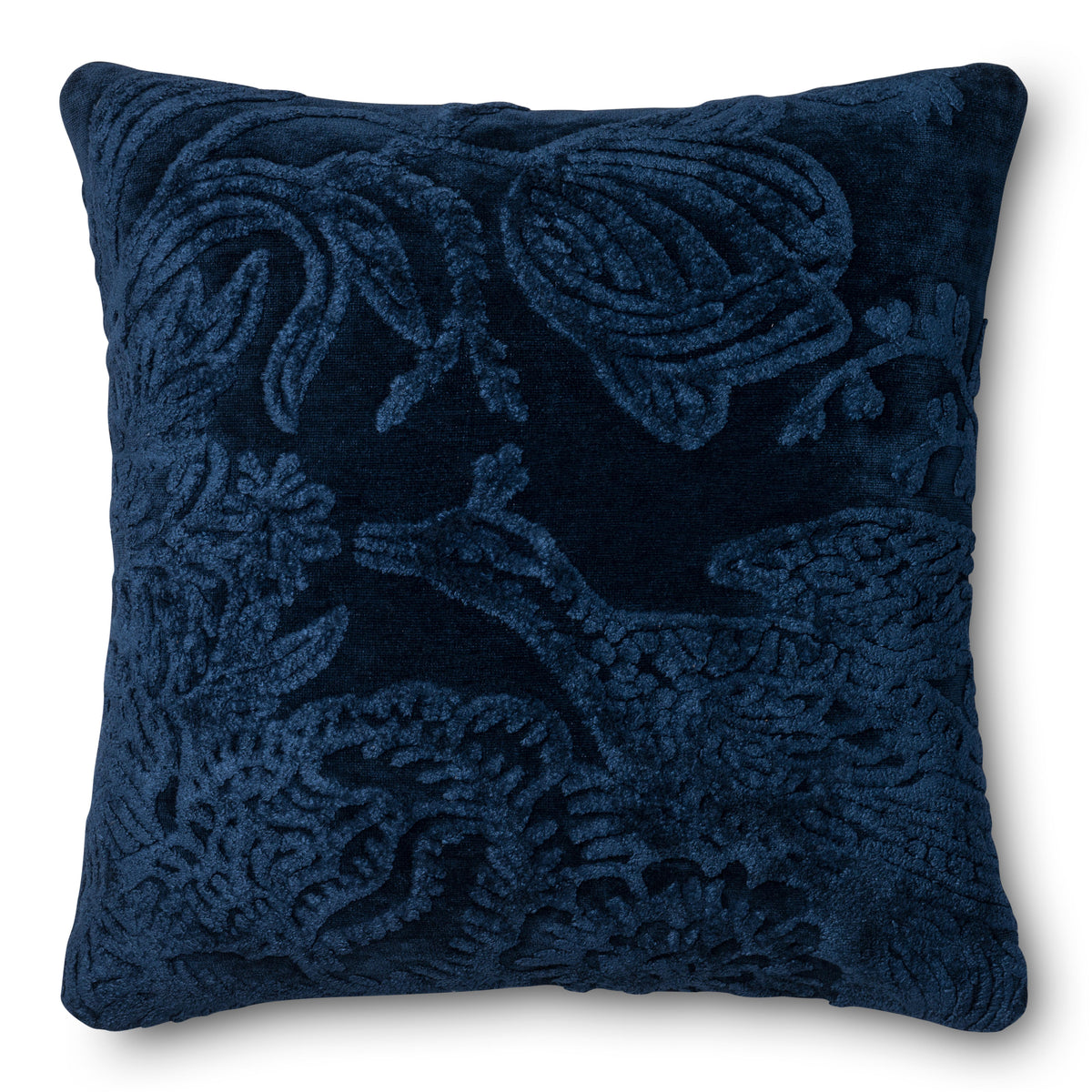 Indigo Pillow (Pattern 1) — a Loloi pillow at Laurie Yapp Home.