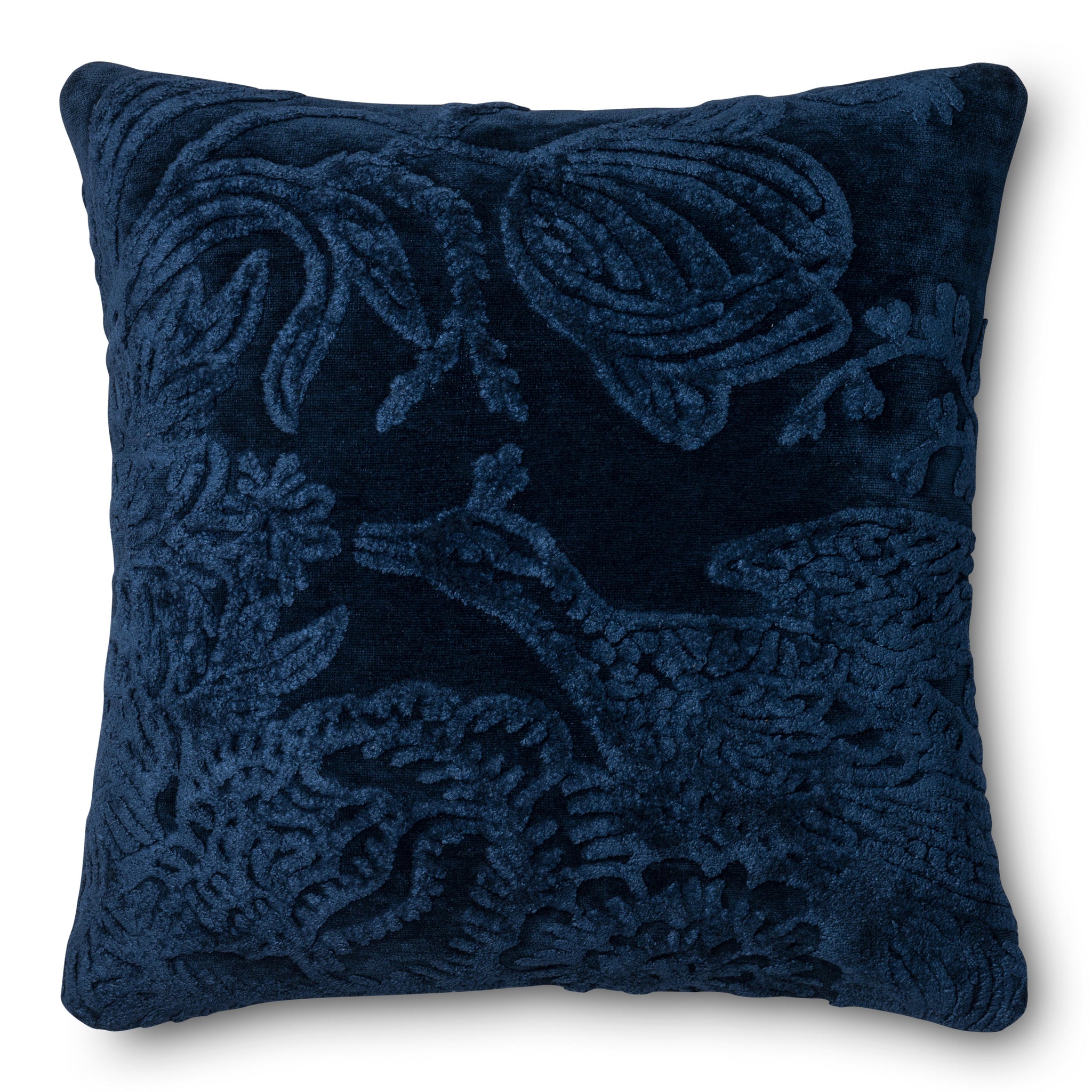 Indigo Pillow (Pattern 1) — a Loloi pillow at Laurie Yapp Home.