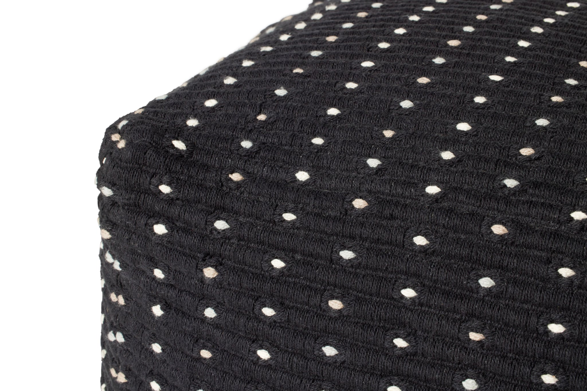 Black Pillow (Pattern 1) shown from another angle.