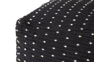 Black Pillow (Pattern 1) shown from another angle.