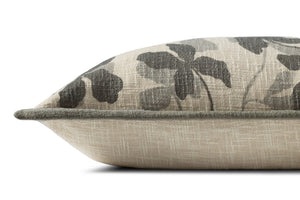Charcoal / Natural Pillow shown from another angle.