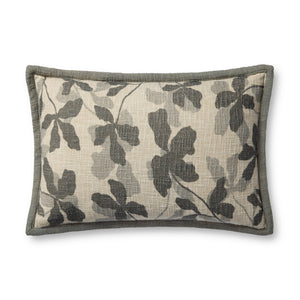 Charcoal / Natural Pillow — a Loloi pillow at Laurie Yapp Home.