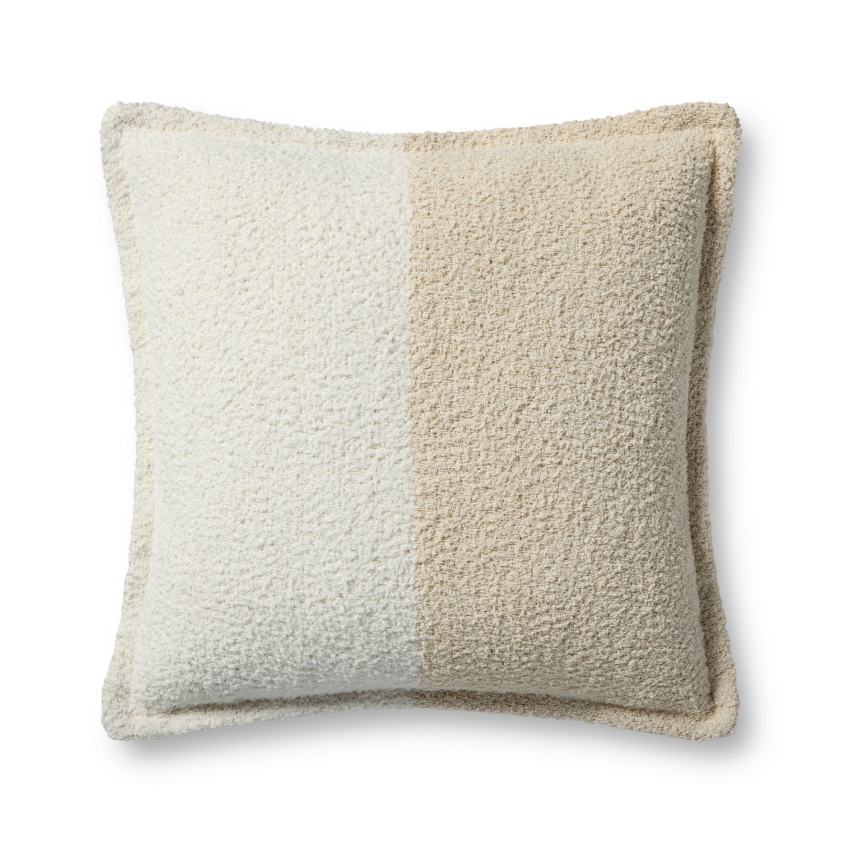 Ivory / Natural Pillow — a Loloi pillow at Laurie Yapp Home.