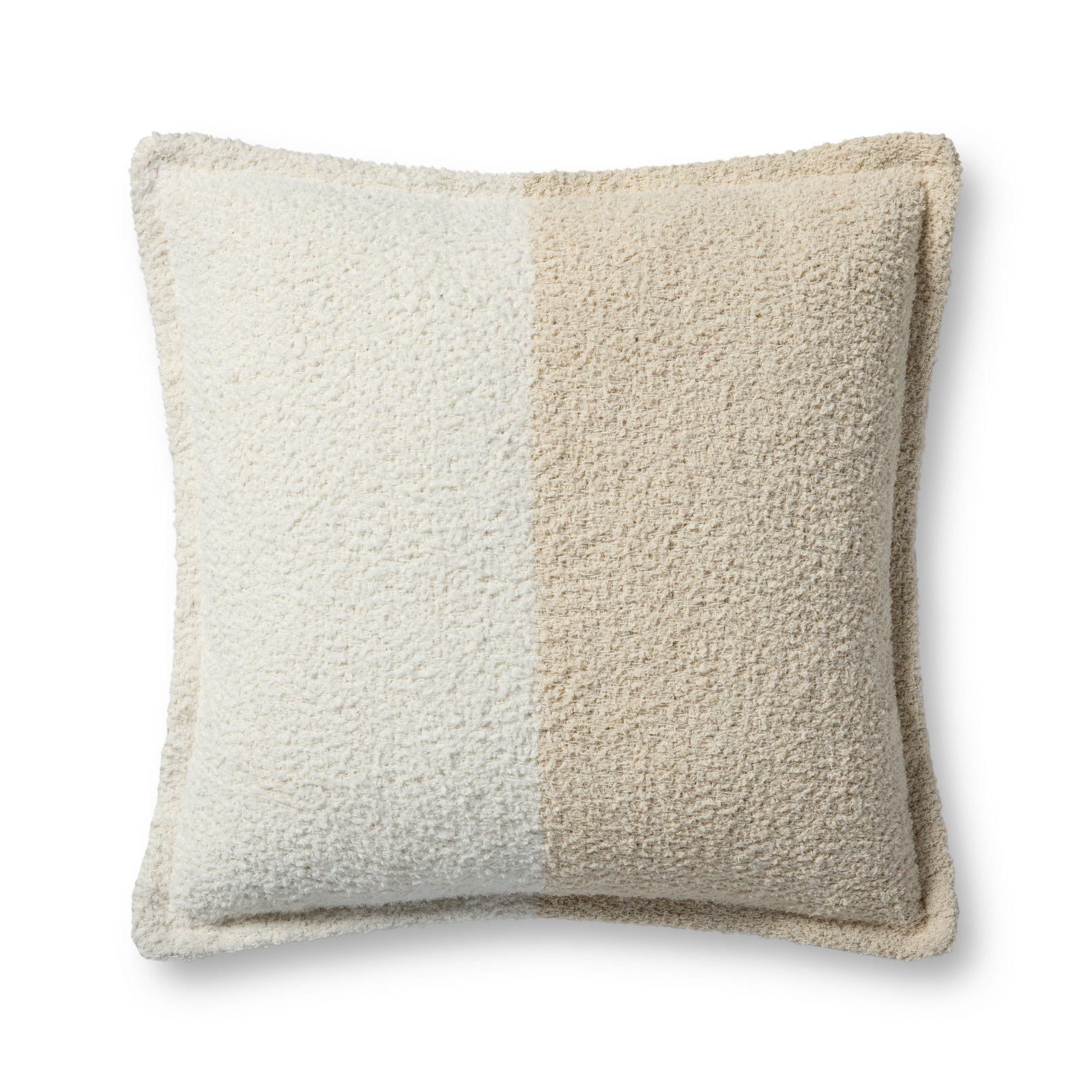Ivory / Natural Pillow — a Loloi pillow at Laurie Yapp Home.