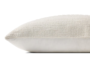 Harvey White Pillow shown from another angle.