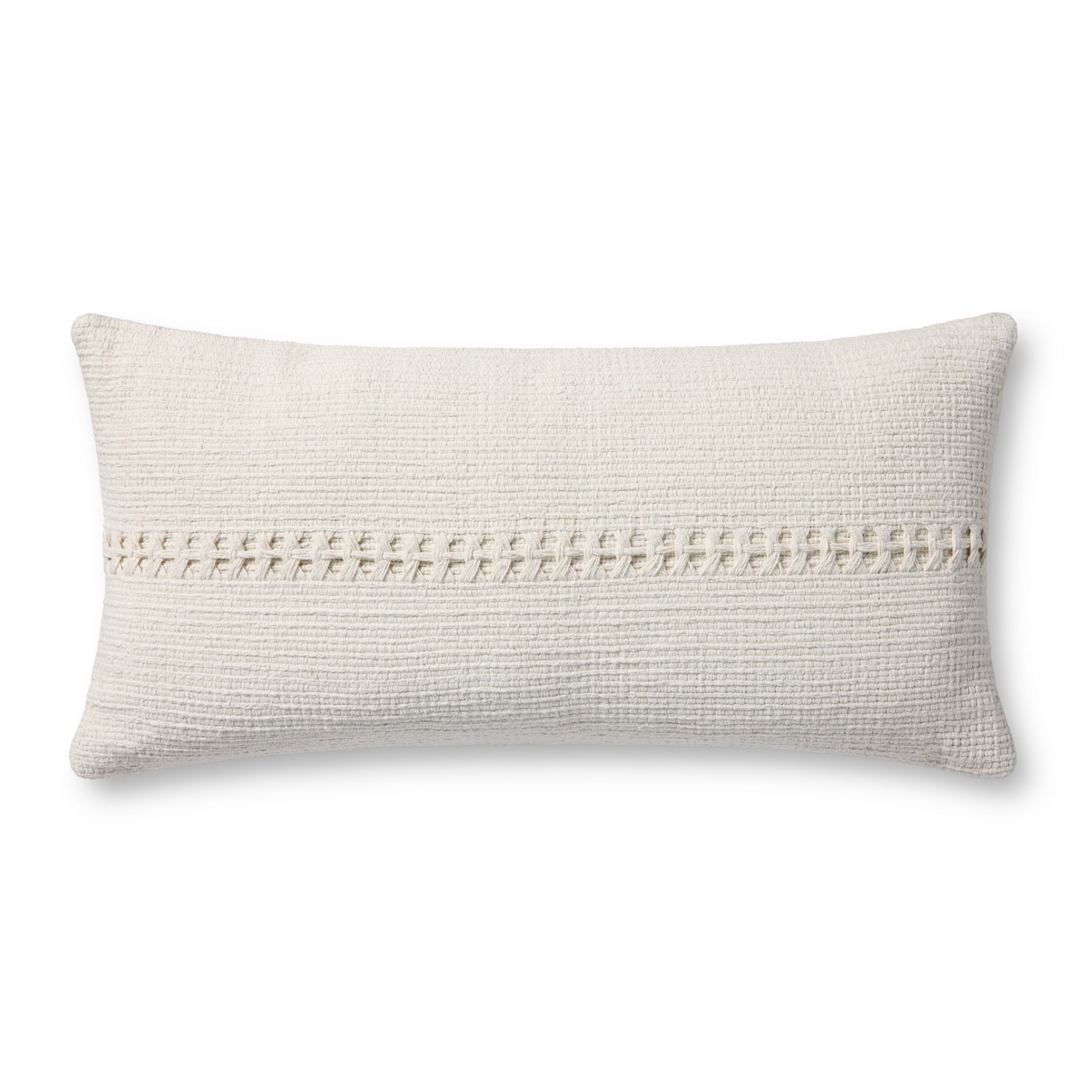 Harvey White Pillow — a Loloi pillow at Laurie Yapp Home.