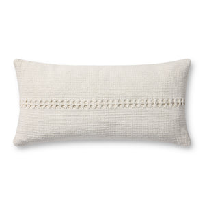 Harvey White Pillow — a Loloi pillow at Laurie Yapp Home.